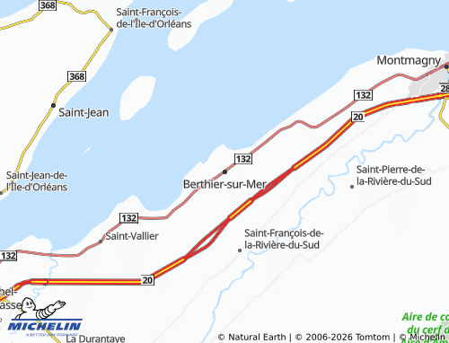 MICHELIN-Landkarte Berthier-sur-Mer - ViaMichelin
