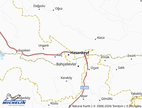 Mapa MICHELIN Raman - ViaMichelin