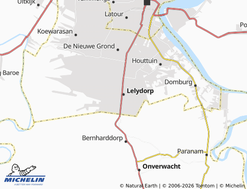Carte MICHELIN Lelydorp - ViaMichelin