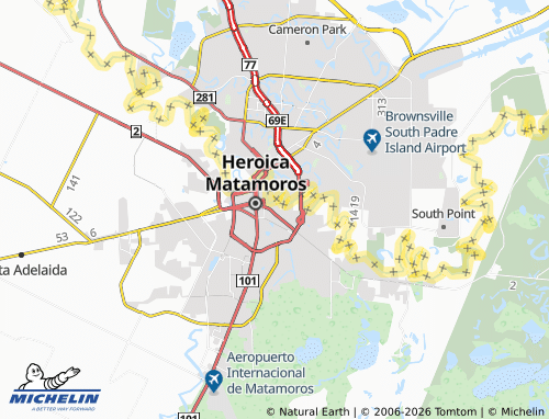 MICHELIN Electricistas map - ViaMichelin
