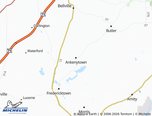 Mappa MICHELIN Ankenytown - ViaMichelin