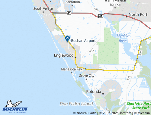 MICHELIN Englewood map - ViaMichelin