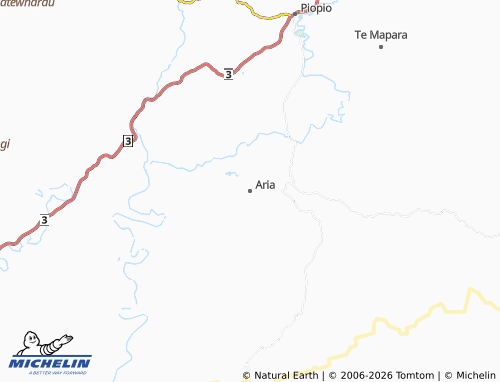 Mapa MICHELIN Aria - ViaMichelin