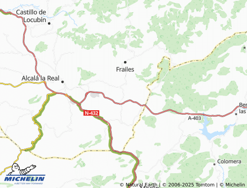 Carte MICHELIN Ribera Baja - ViaMichelin