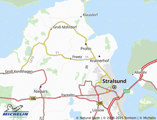 Kaart MICHELIN Schmedshagen - ViaMichelin