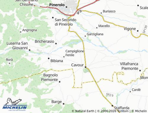 Mapa MICHELIN Castellani - ViaMichelin