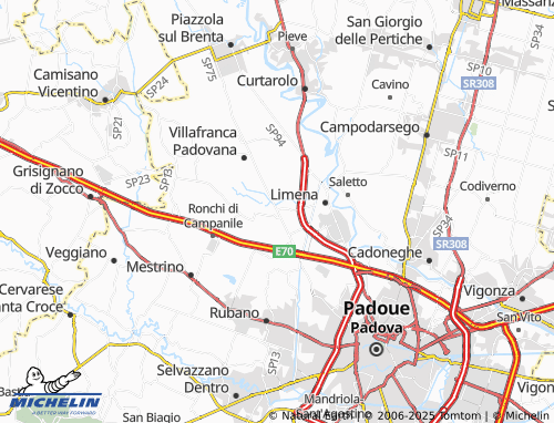 Mappa MICHELIN Taggì di Sopra - ViaMichelin