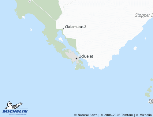 Mapa MICHELIN Ucluelet - ViaMichelin