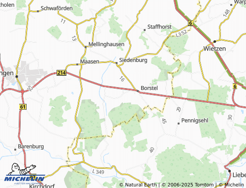 Mapa MICHELIN Campen - ViaMichelin