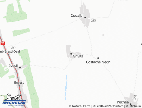 Mappa MICHELIN Grivița - ViaMichelin