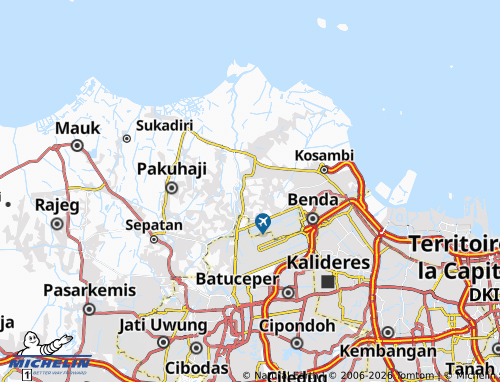 Mappa MICHELIN Teluknaga - ViaMichelin