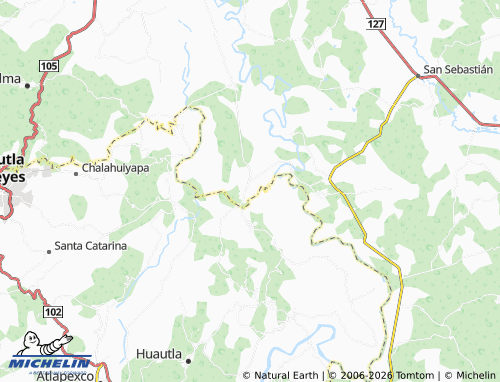 Mapa MICHELIN Tlachinolapa - ViaMichelin