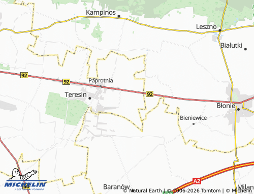 MICHELIN-Landkarte Seroki-Parcela - ViaMichelin