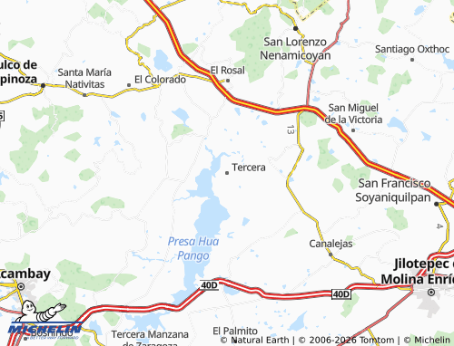 Mapa MICHELIN Tercera - ViaMichelin