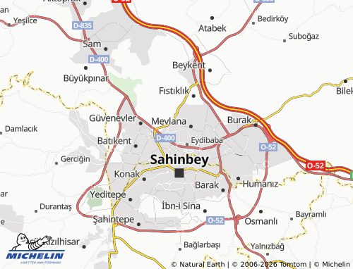 MICHELIN Boyno map - ViaMichelin