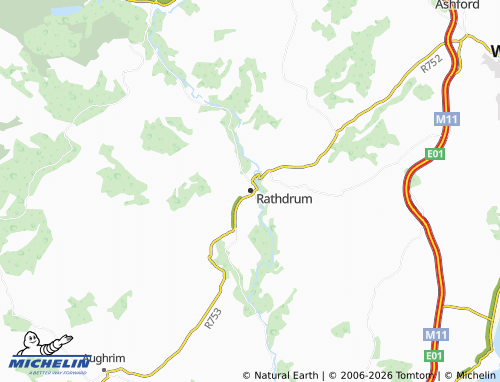 Carte MICHELIN Rathdrum - ViaMichelin