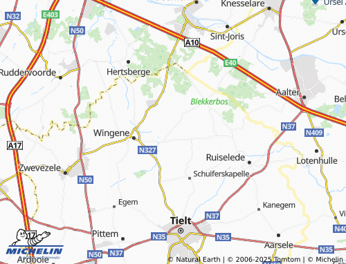 MICHELIN Sint-Jan map - ViaMichelin