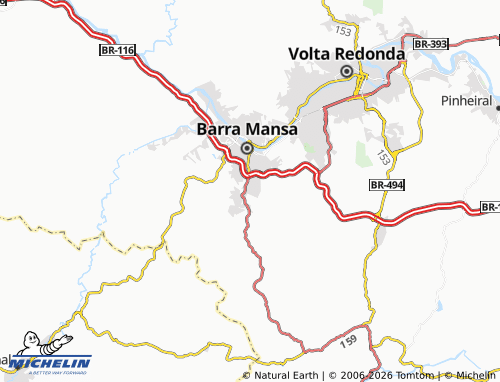 Mapa MICHELIN Presidente Dutra - ViaMichelin