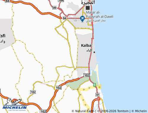 MICHELIN Ihfarah map - ViaMichelin