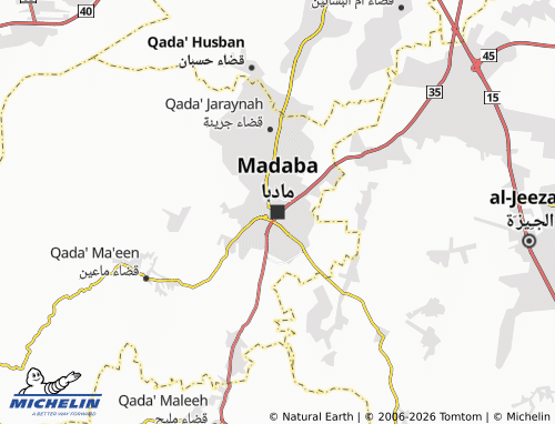 Mappa MICHELIN Madaba - ViaMichelin