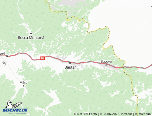 Carte MICHELIN Cornișoru - ViaMichelin
