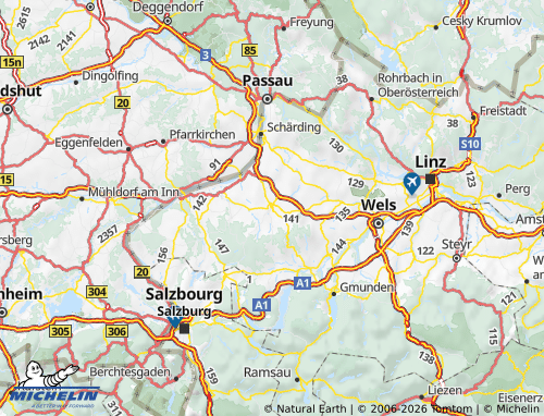 MICHELIN Ried im Innkreis map - ViaMichelin