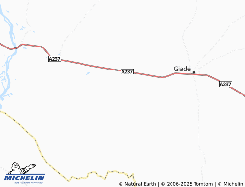 MICHELIN Tsafi map - ViaMichelin