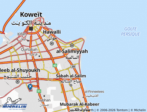 MICHELIN Al Rumaithiya 3 map - ViaMichelin