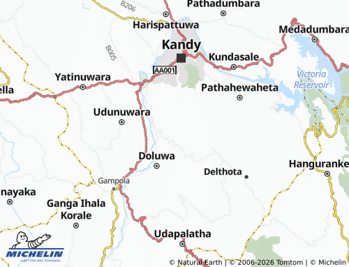 MICHELIN Haloya map - ViaMichelin