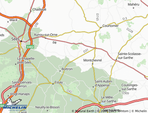 Mapa MICHELIN Le Ménil-Guyon - ViaMichelin