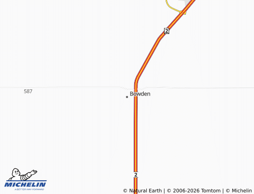 MICHELIN Bowden map - ViaMichelin
