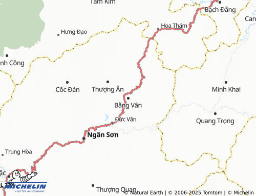 MICHELIN Bằng Vân map - ViaMichelin