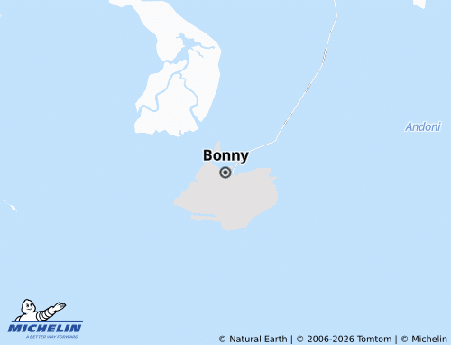 MICHELIN-Landkarte Bonny - ViaMichelin