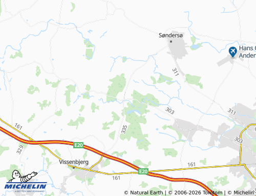 MICHELIN Morud map - ViaMichelin