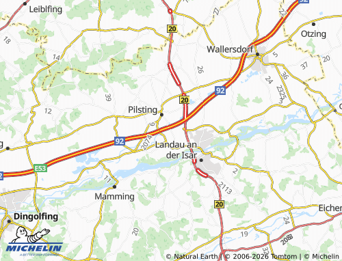 MICHELIN Pilstingermoos map - ViaMichelin