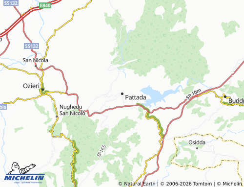 Mapa MICHELIN Pattada - ViaMichelin