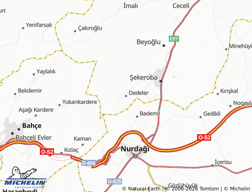 Mappa MICHELIN Dedeler - ViaMichelin