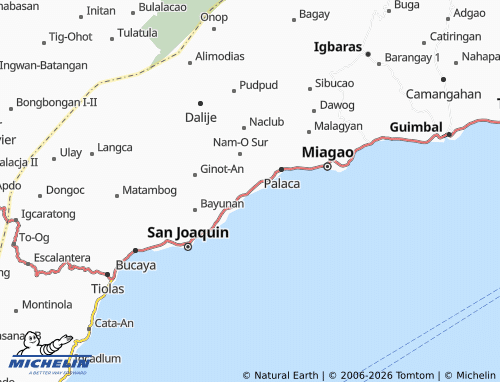 MICHELIN Igdulaca map - ViaMichelin
