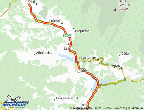 Kaart MICHELIN Béznar - ViaMichelin