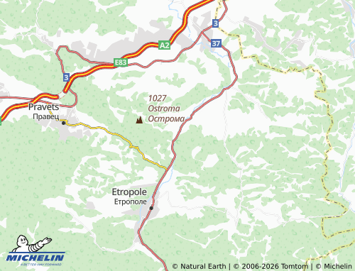 MICHELIN Laga map - ViaMichelin