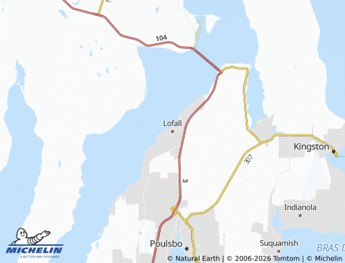 Mappa MICHELIN Lofall - ViaMichelin