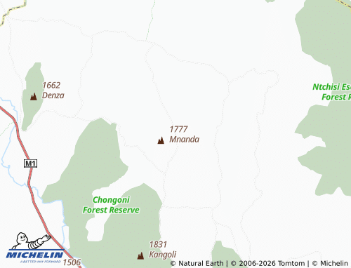 MICHELIN Chimpando map - ViaMichelin