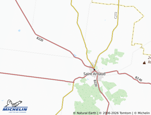 Mapa MICHELIN Saint Arnaud North - ViaMichelin