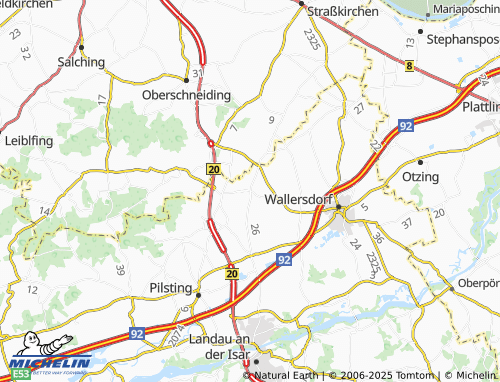 Mapa MICHELIN Haidenkofen - ViaMichelin