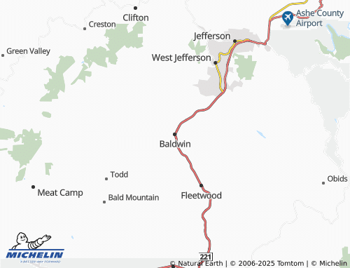 MICHELIN Baldwin map - ViaMichelin