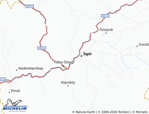 MICHELIN Gülhas map - ViaMichelin