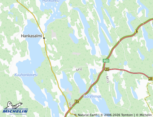 MICHELIN Kivikangas map - ViaMichelin