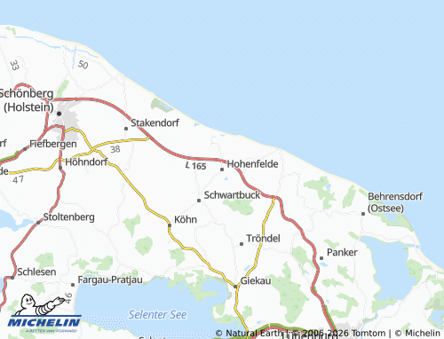 Kaart MICHELIN Hohenfelde - ViaMichelin