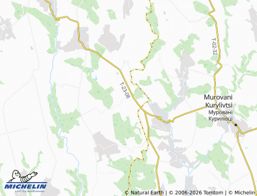 MICHELIN Liubomyrivka map - ViaMichelin