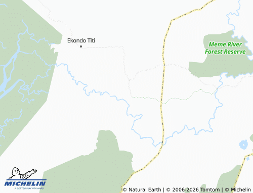 MICHELIN Mbonge map - ViaMichelin